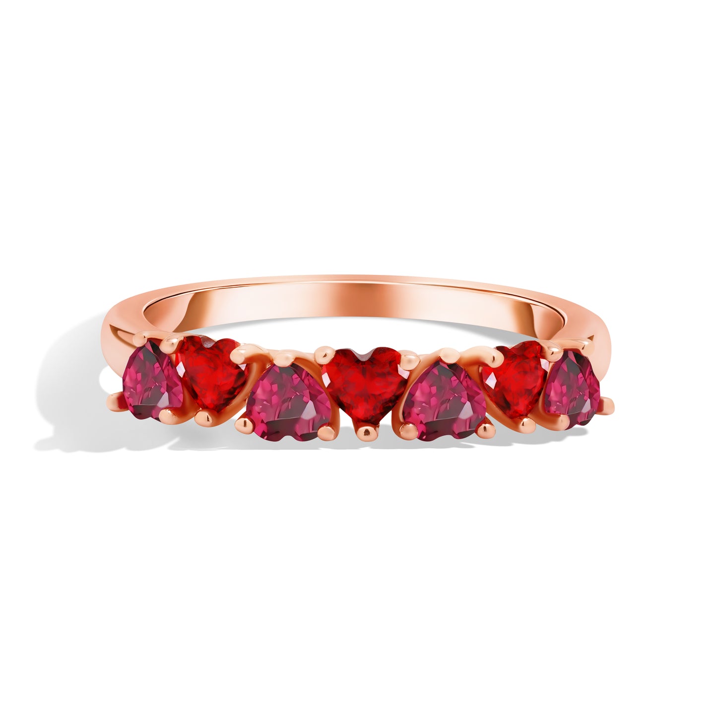 7 Hearts of Love Ring