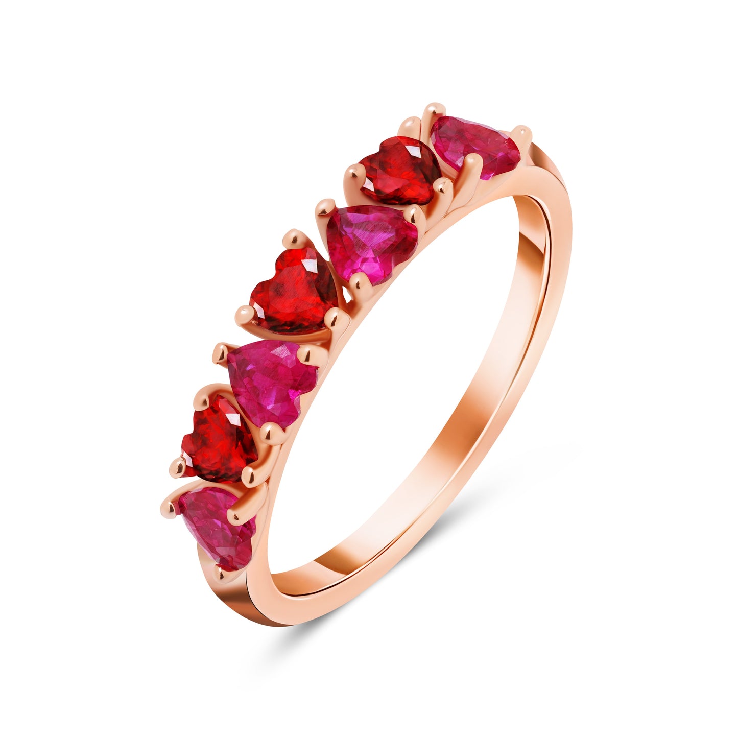 7 Hearts of Love Ring