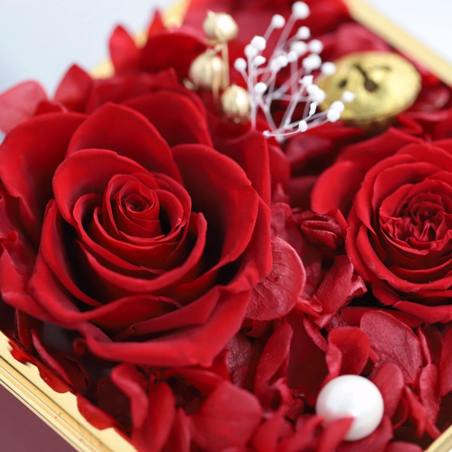 Preserved Flowers Jewelry Box