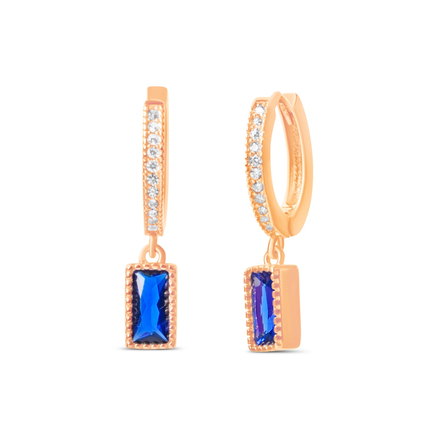 Rose Gold Hoop Earrings