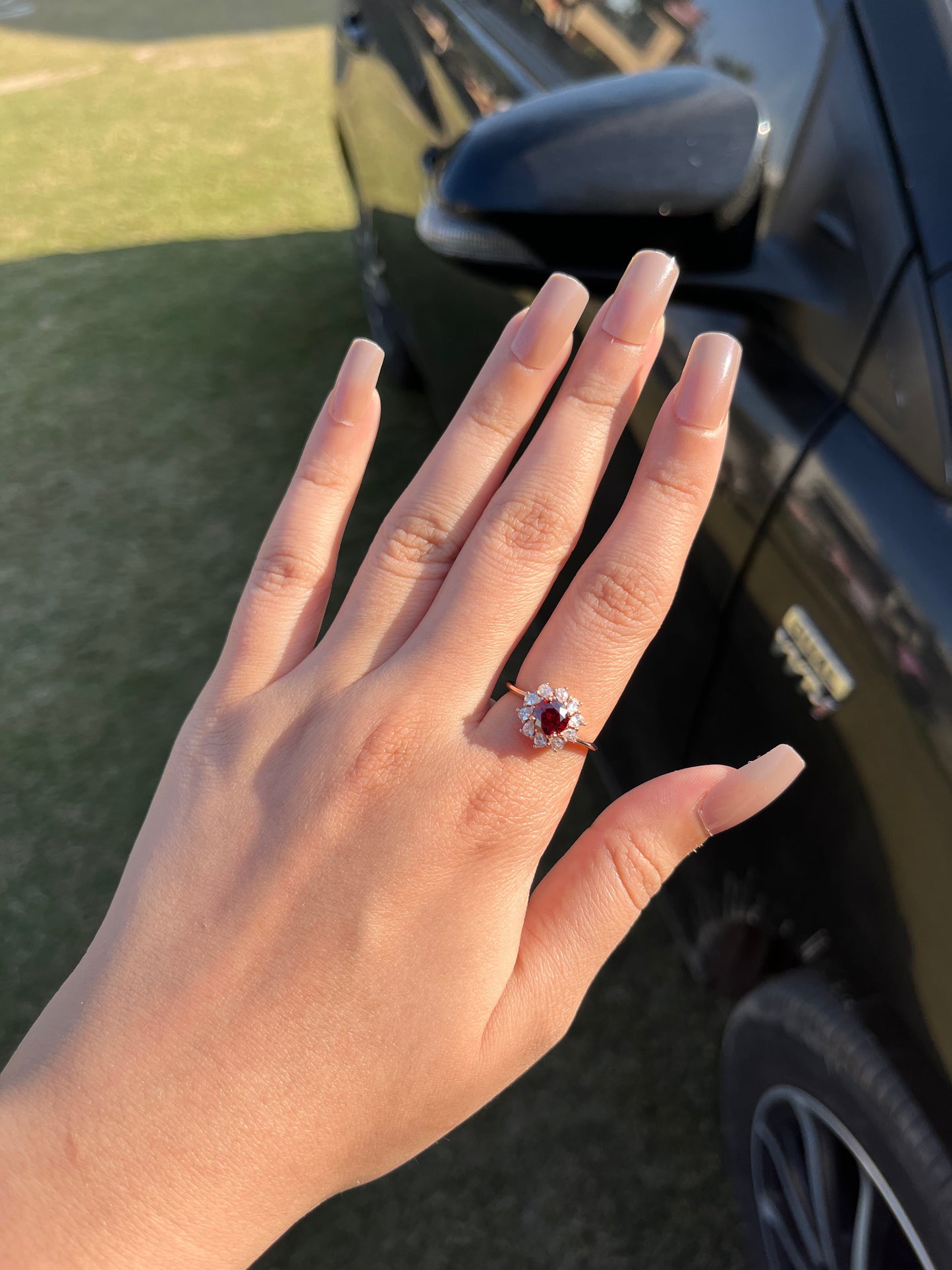 Floral Flame Ring