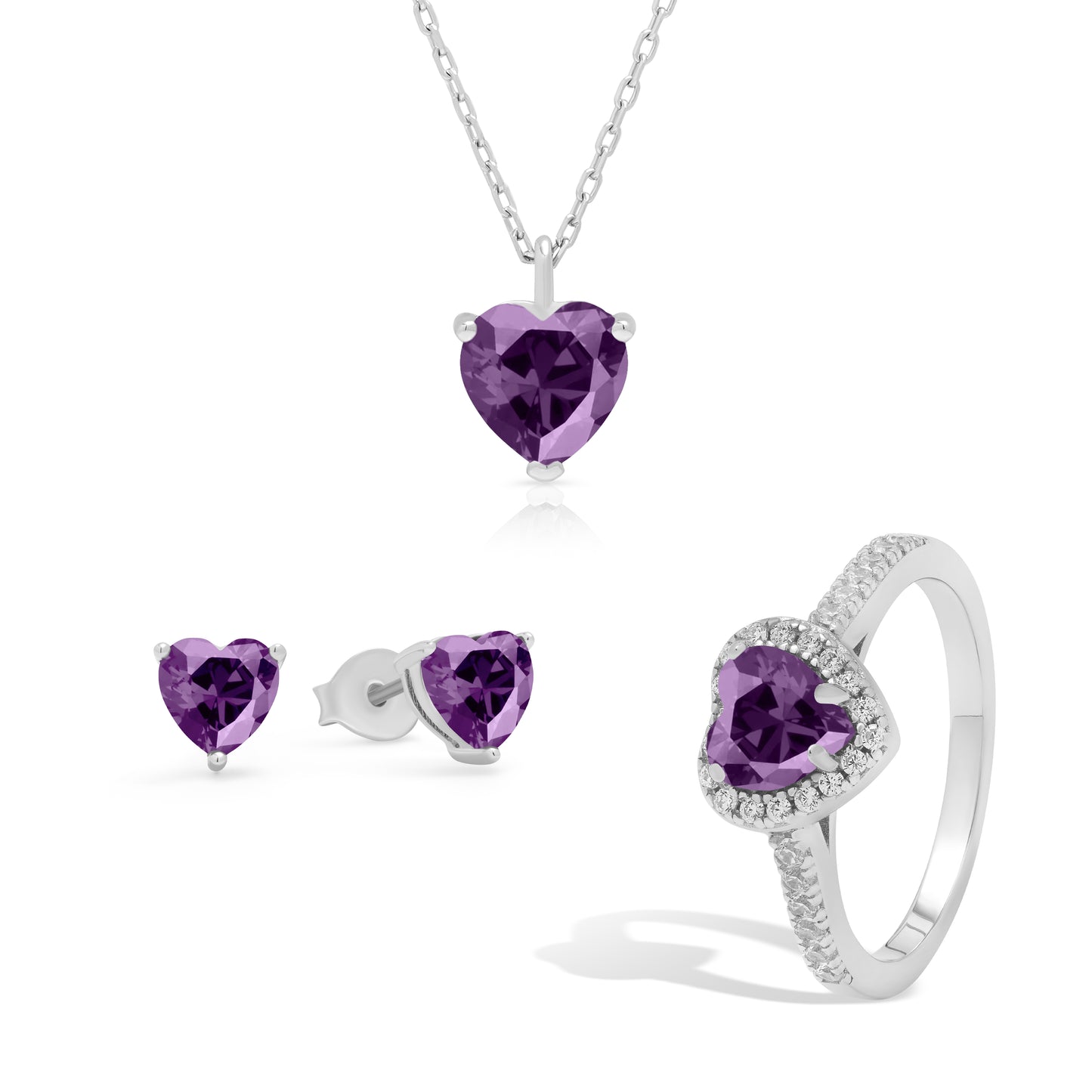 Elite Heart Pendant Set