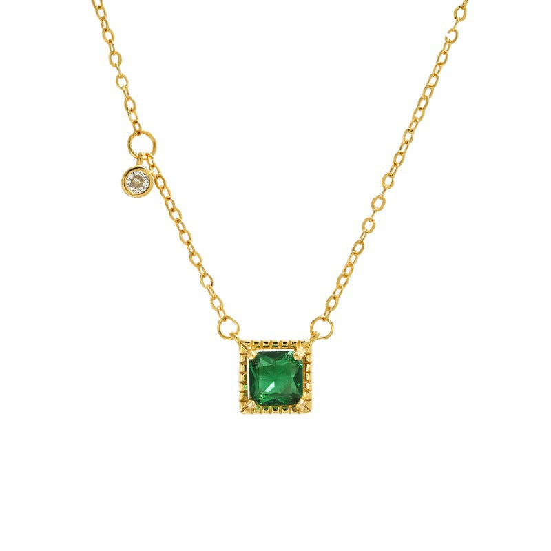 Emerald Charm Pendant