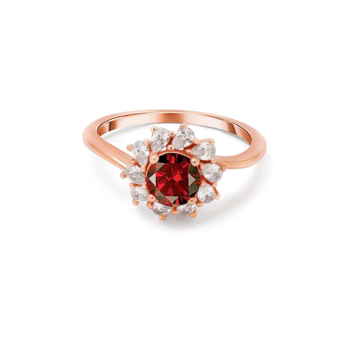 Floral Flame Ring