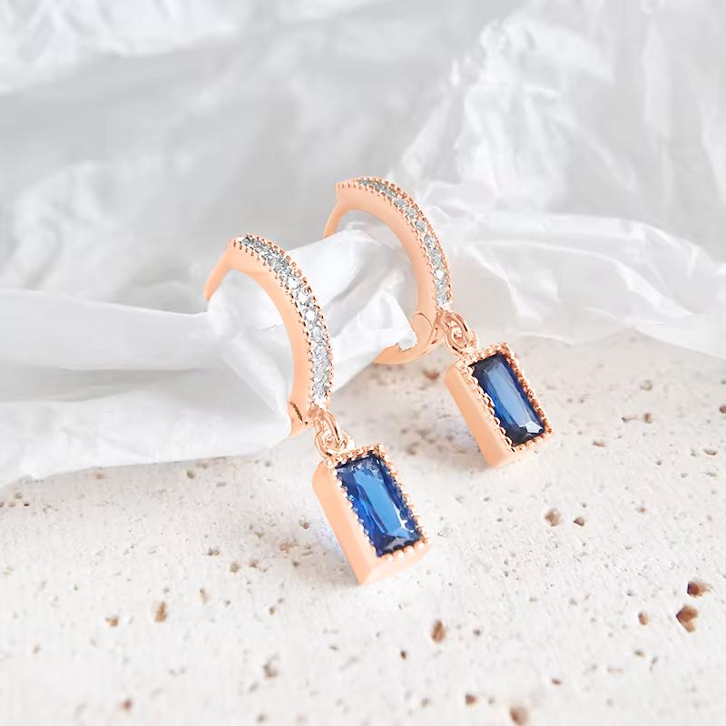 Rose Gold Hoop Earrings