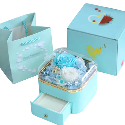 Preserved Flowers Jewelry Box