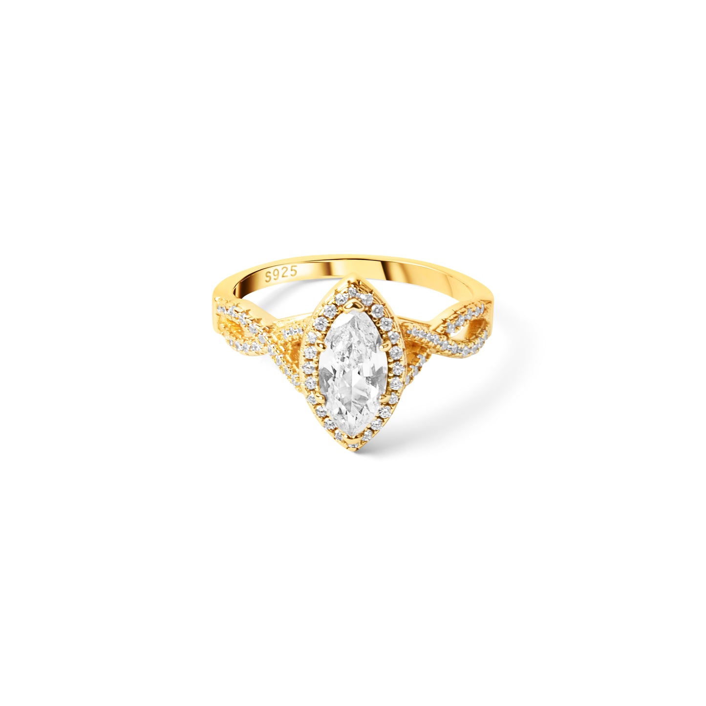 Marquise Cut Engagement Ring