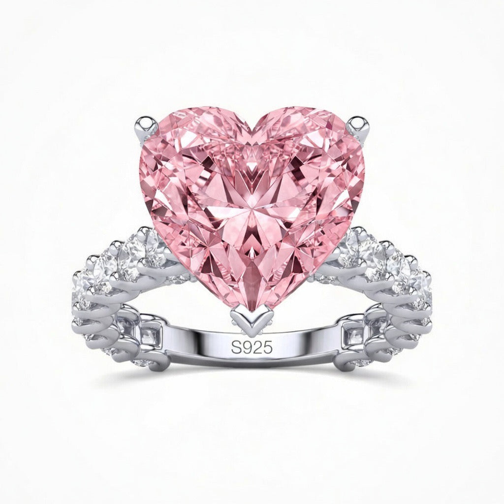 Blush Heart Ring
